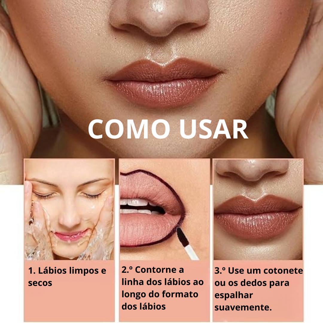 Brilho Labial Tattoo com Cor de Longa Duração e Efeito Hidratante (OFERTA 2X1)