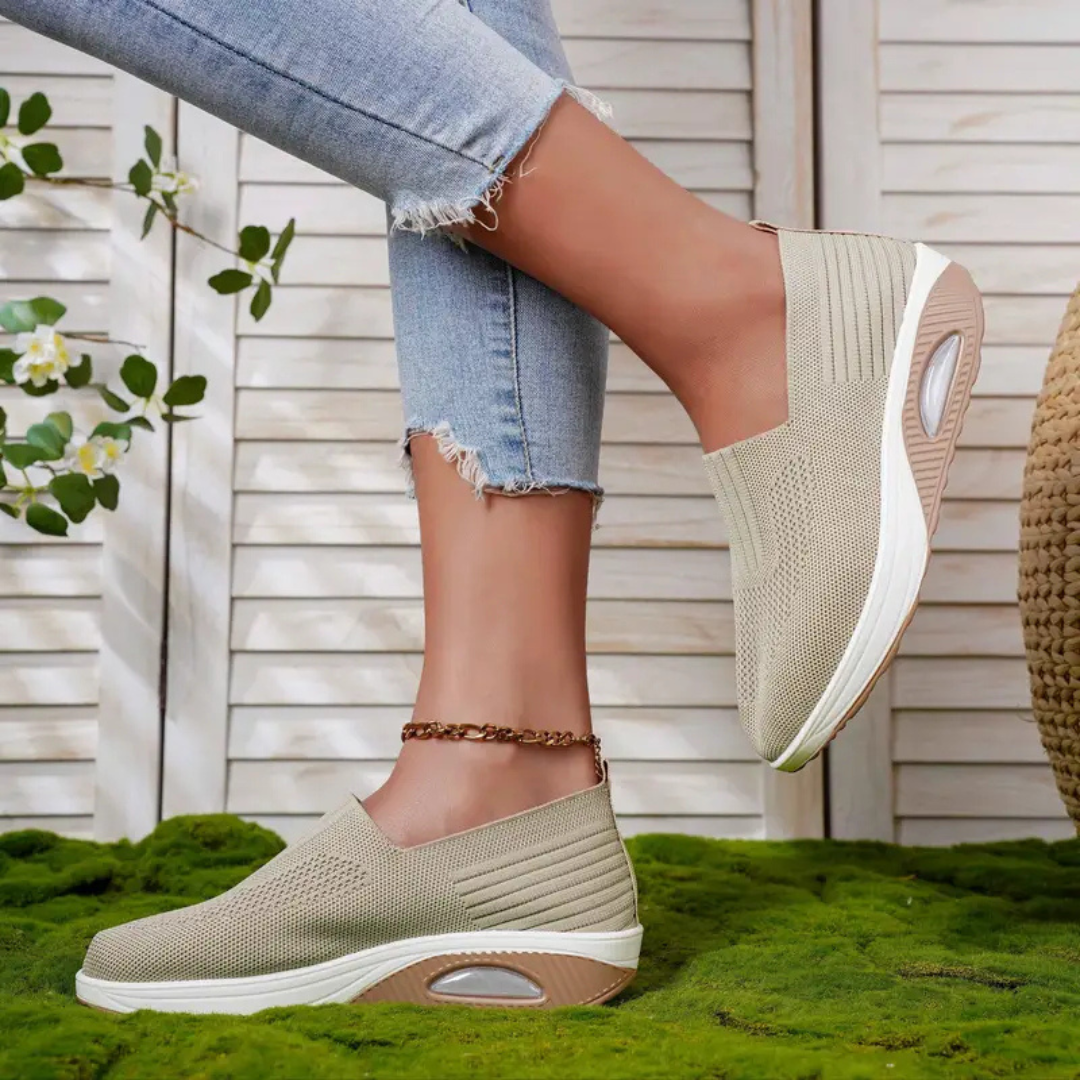 Sapatilhas com Sola Grossa e Amortecimento de Ar