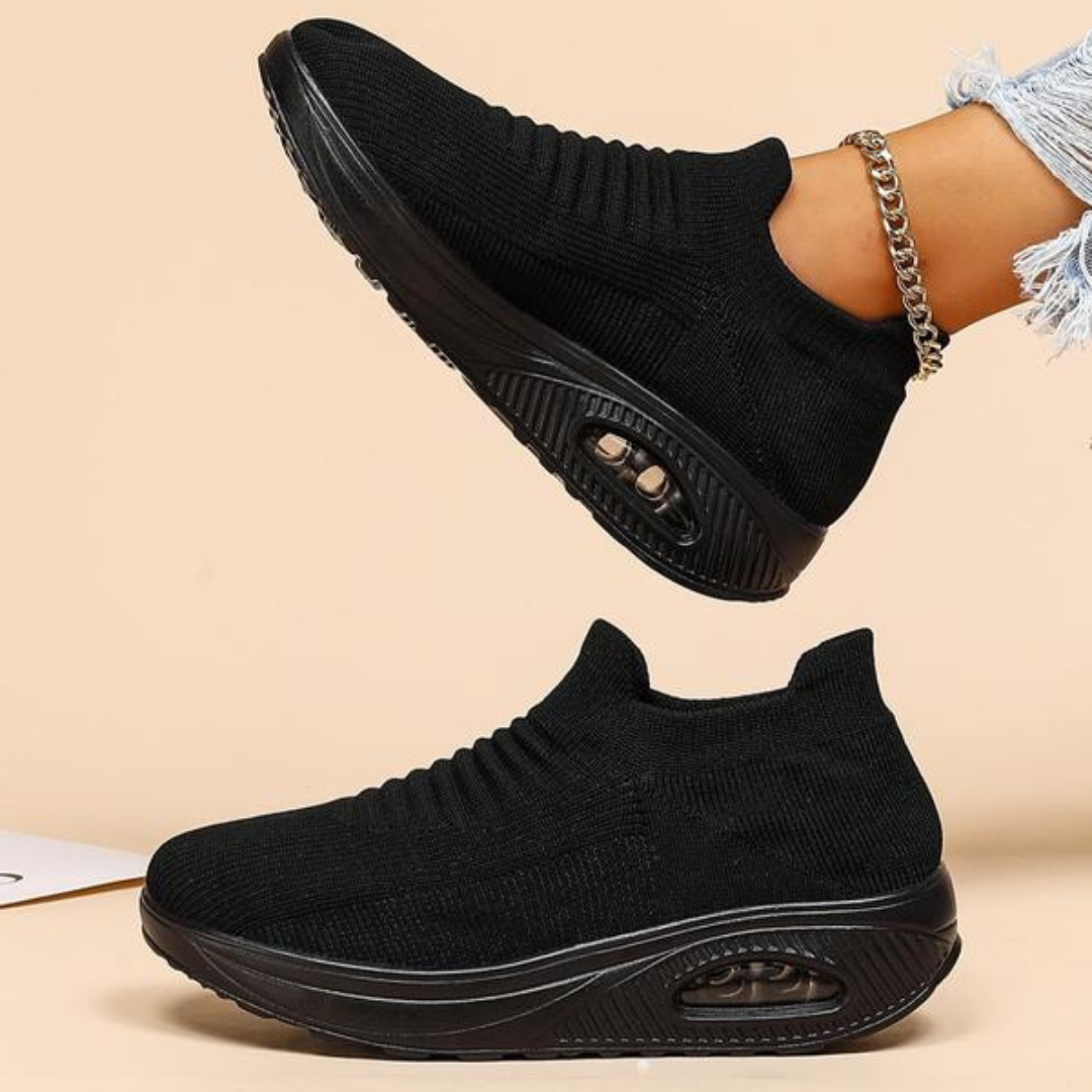 Sapatos com Sola Grossa e Amortecimento de Ar para Mulher