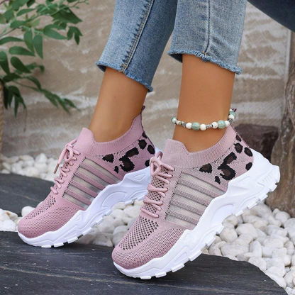 Ténis para Mulher com Detalhes Animal Print