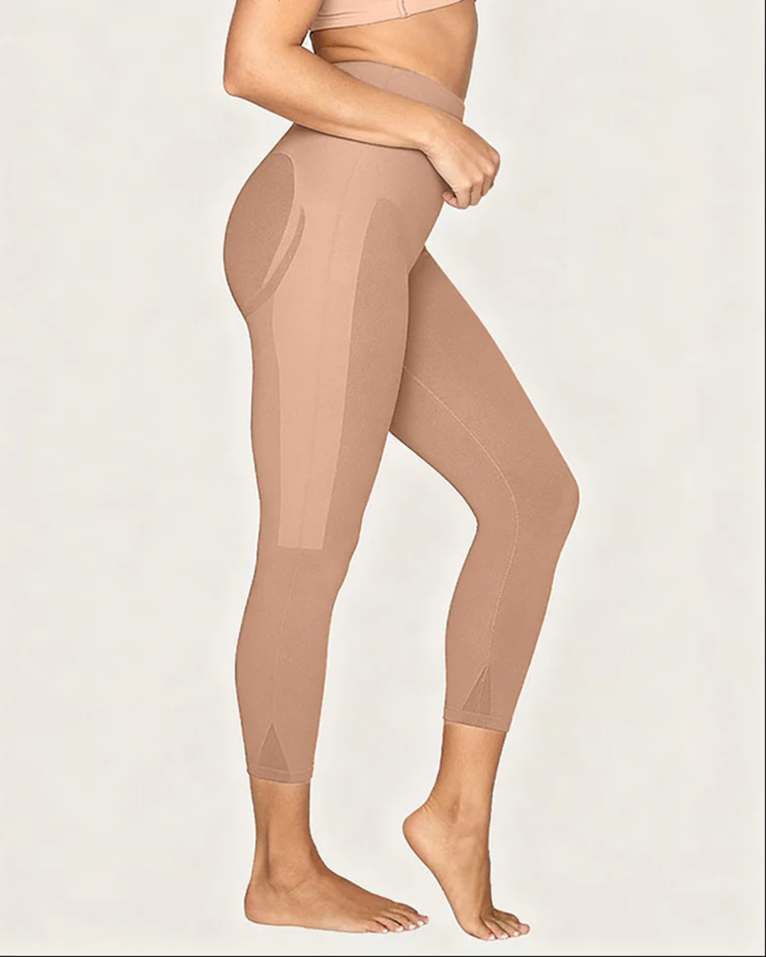 Calça Modeladora com Controlo Invisível e Levantamento de Glúteos