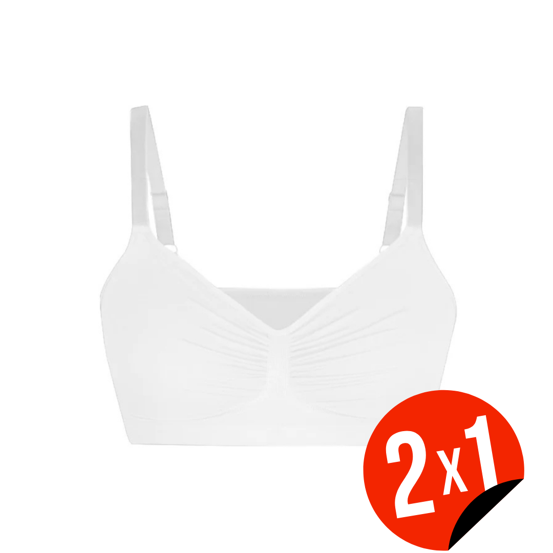 Soutien Modelador Feminino Sem Aros, Sem Enchimento e Com Cobertura Total (OFERTA 2X1)
