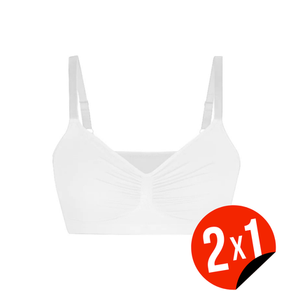 Soutien Modelador Feminino Sem Aros, Sem Enchimento e Com Cobertura Total (OFERTA 2X1)