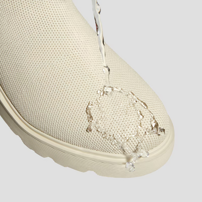 Botas slip-on impermeáveis com sola alta antiderrapante para mulher