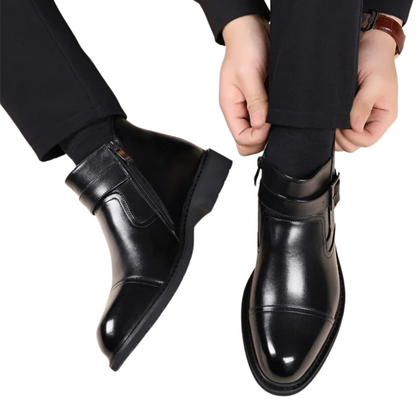 Botas Curtas com Interior Polar e Fecho Duplo para Homens