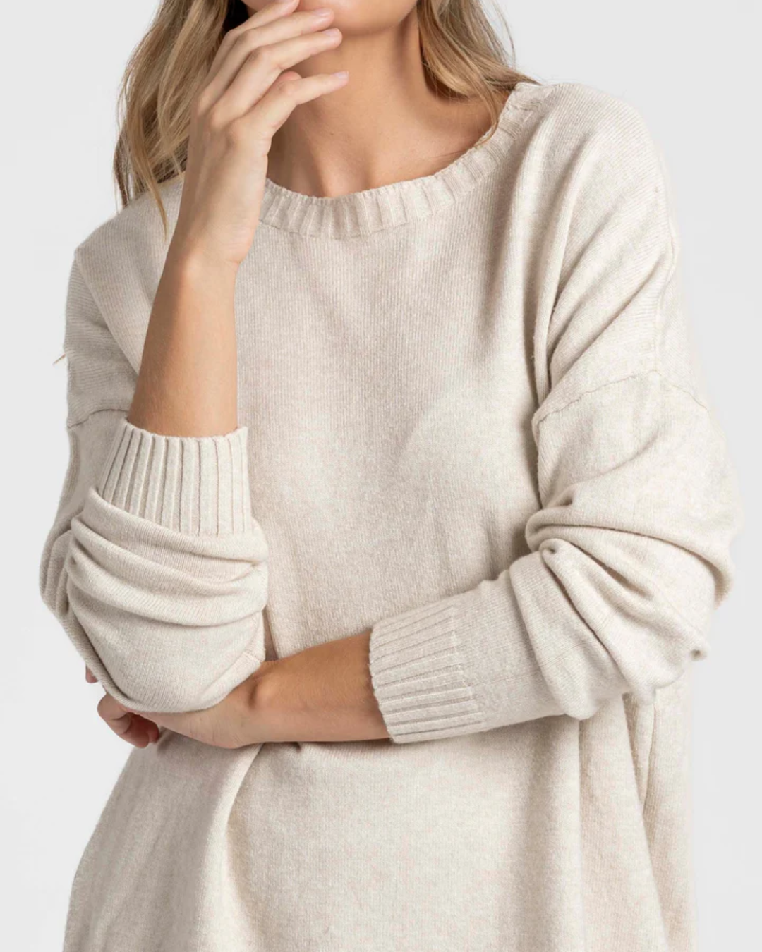 Conjunto Armonias de Duas Peças de Malha para Mulher