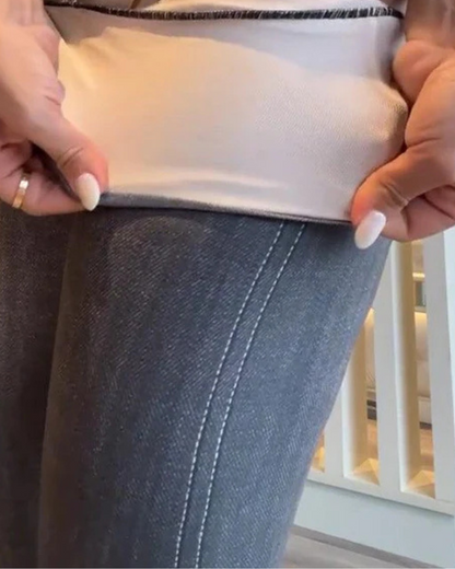 Calças de Ganga Leggings para Mulher