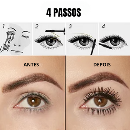 Rímel de volume à prova d'água (EM PROMOÇÃO 2X1)