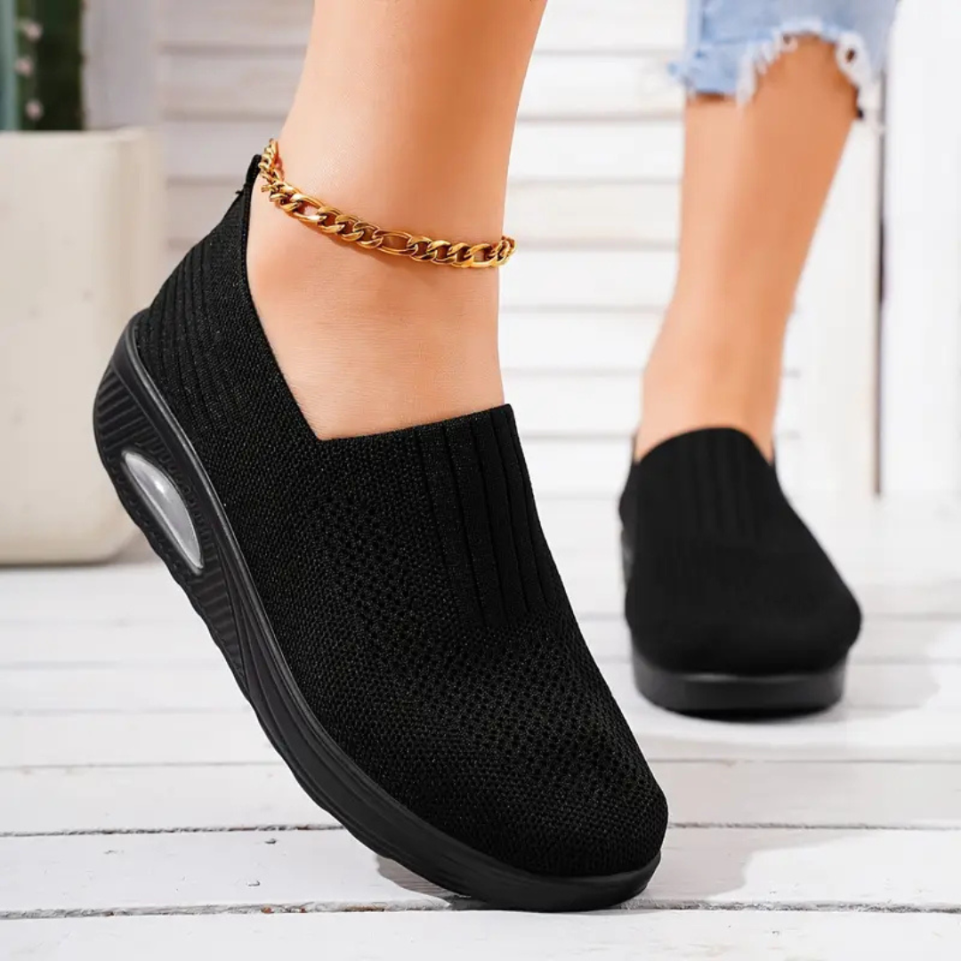 Sapatilhas com Sola Grossa e Amortecimento de Ar