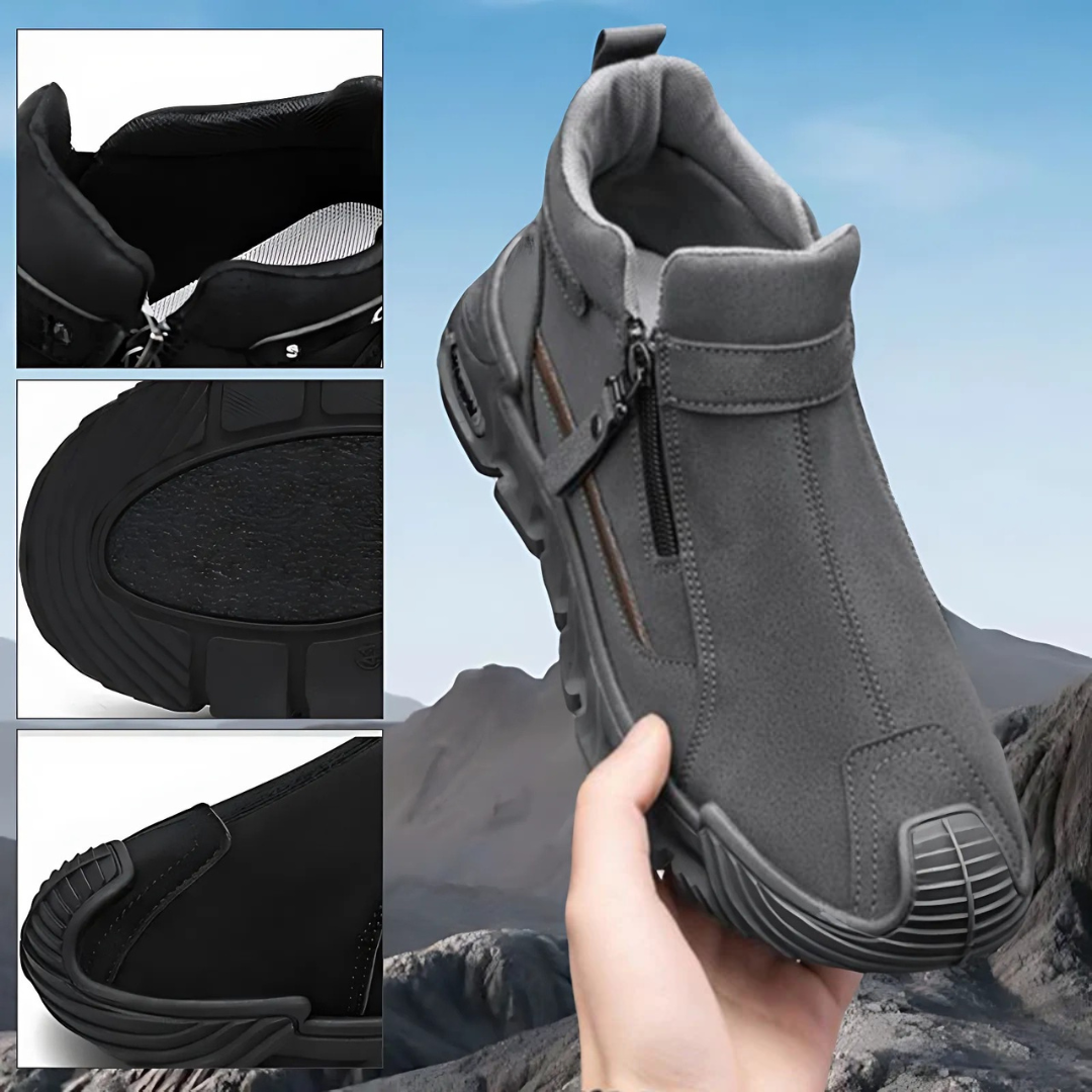 Sapatos ortopédicos de sola antiderrapante para homem