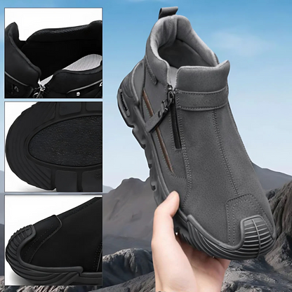 Sapatos ortopédicos de sola antiderrapante para homem