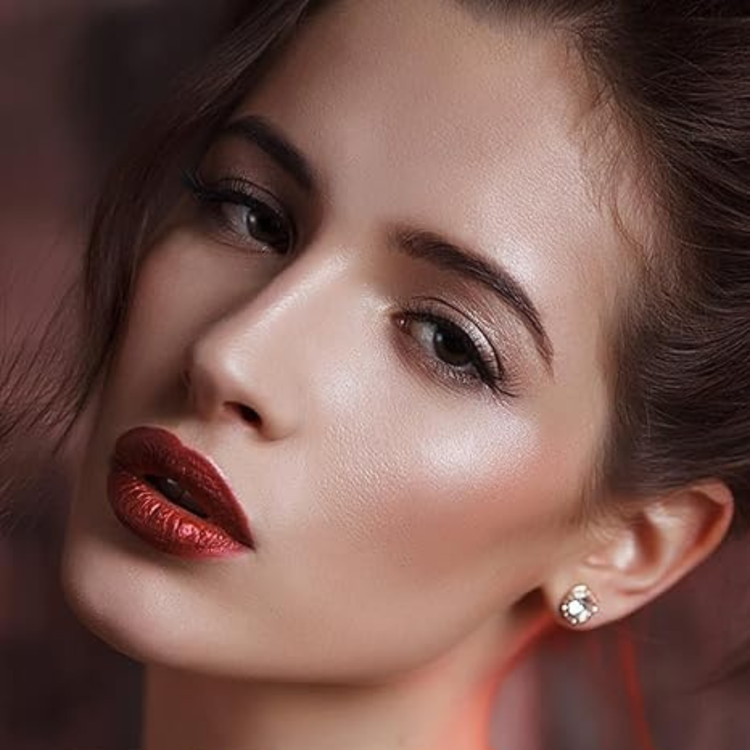 Batom Metálico de Longa Duração e à Prova de Água