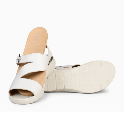 Sandálias para mulher com palmilha amovível e sola antiderrapante