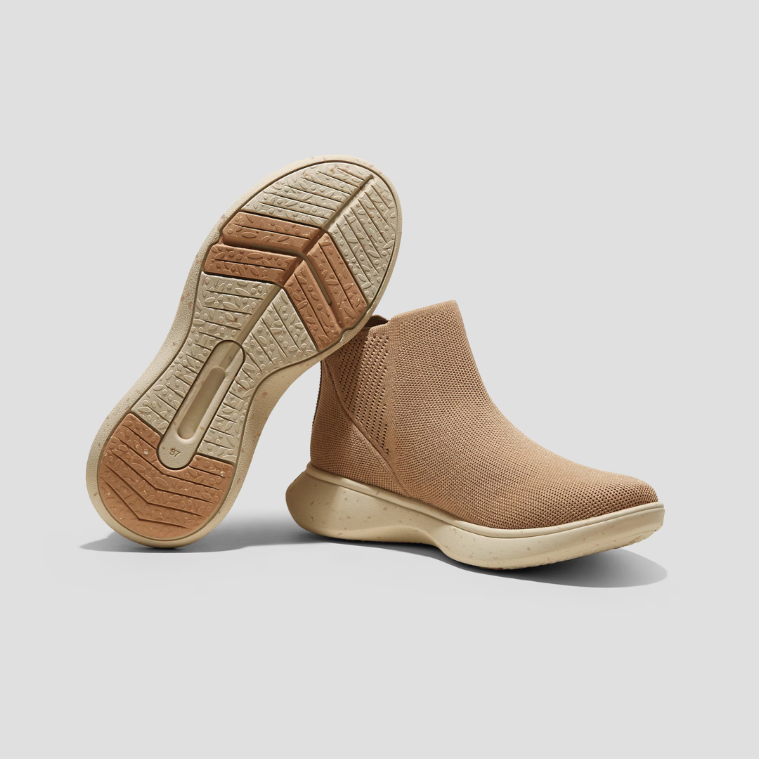 Botas desportivas slip-on com biqueira redonda
