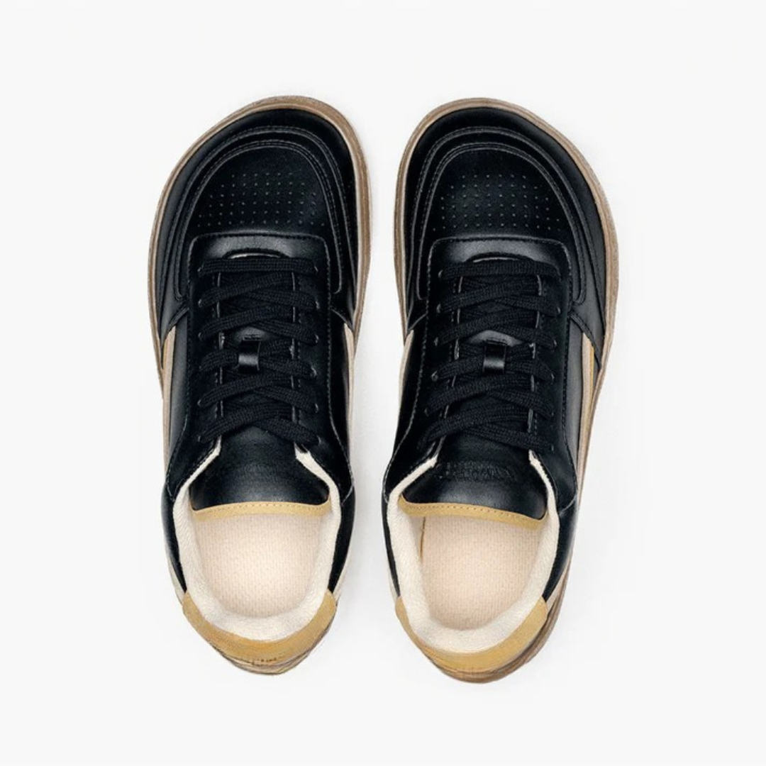 Ténis Clássicos para Homem com Design Minimalista e Sola Bege