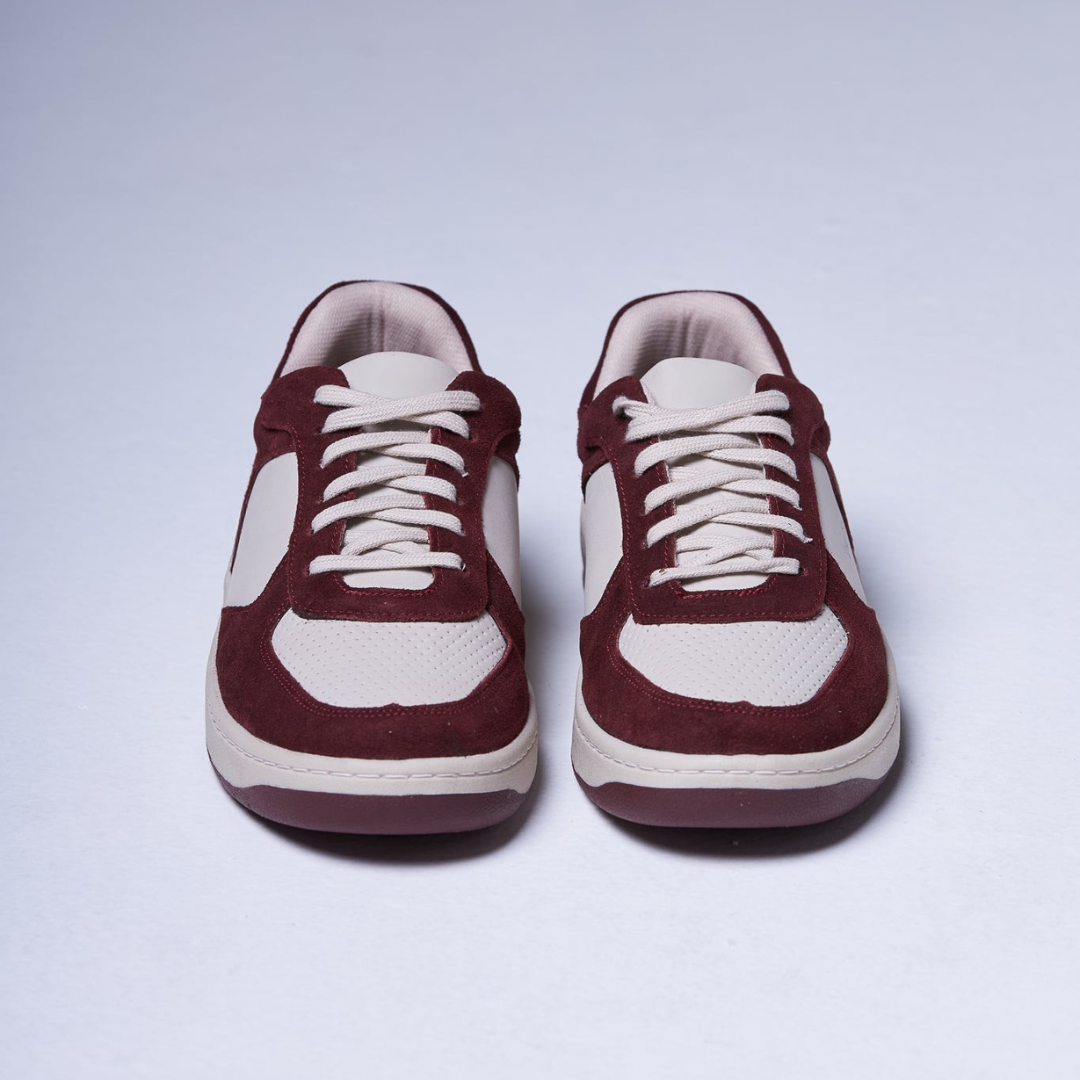 Sapatilhas Urbanas em Camurça e Couro com Design Bicolor e Sola Resistente para Mulher