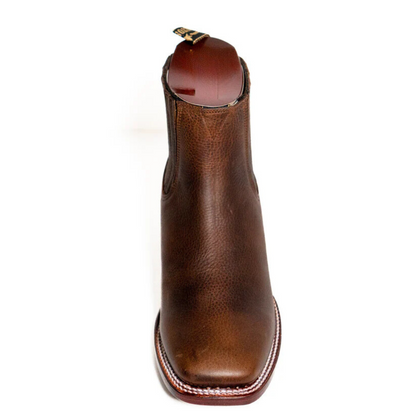 Botas de Couro Elegantes para Homem