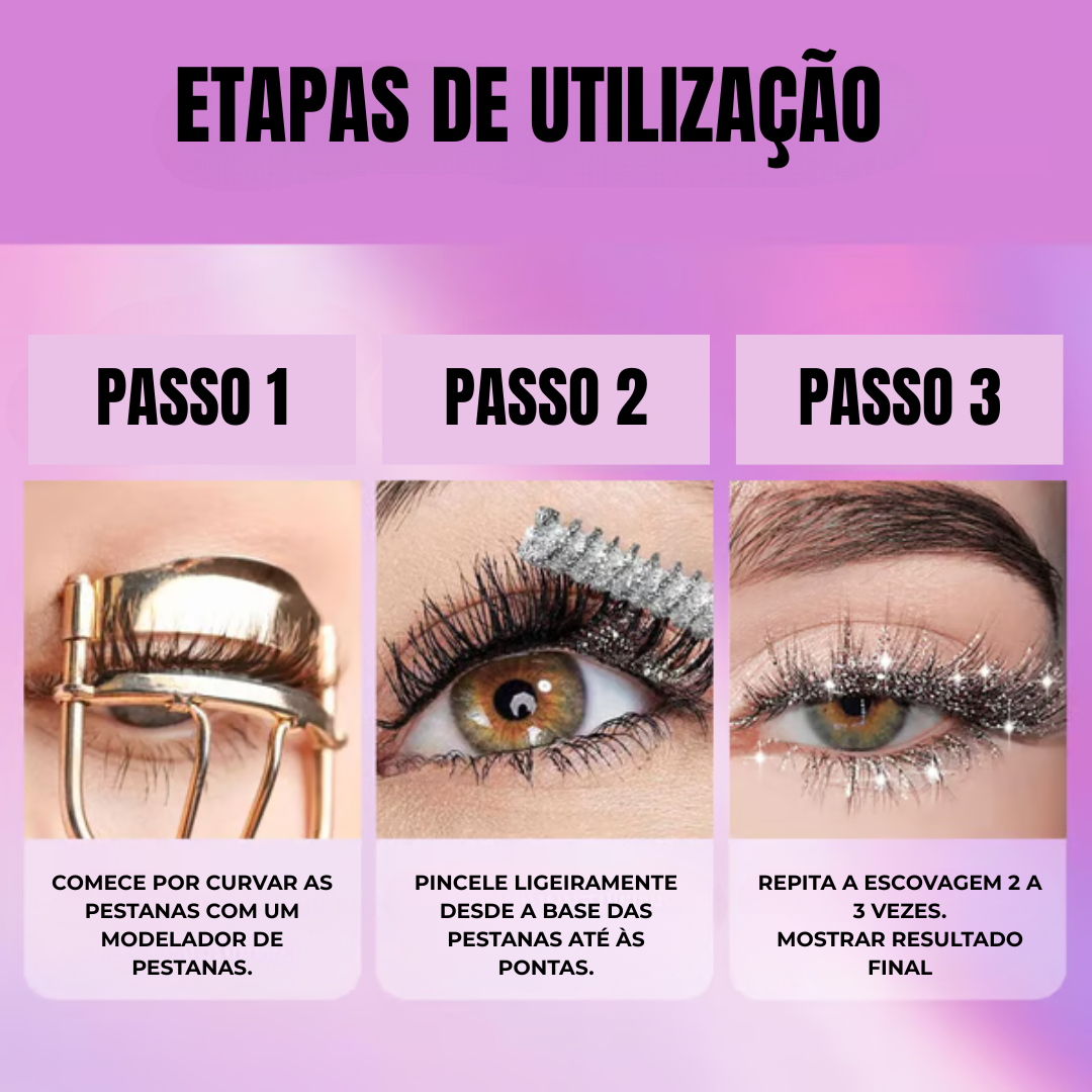 Máscara com Brilho de Longa Duração (EM PROMOÇÃO 2X1)