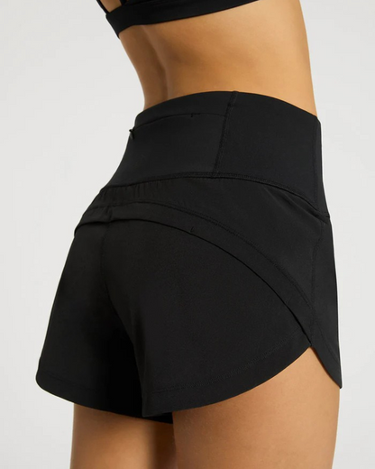 Calções desportivos femininos de secagem rápida