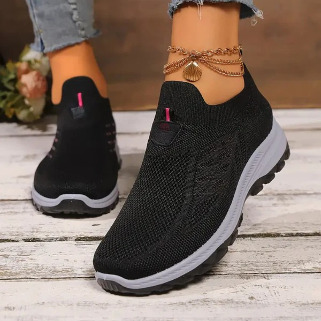 Sapatilhas desportivas ortopédicas e antiderrapantes para mulher