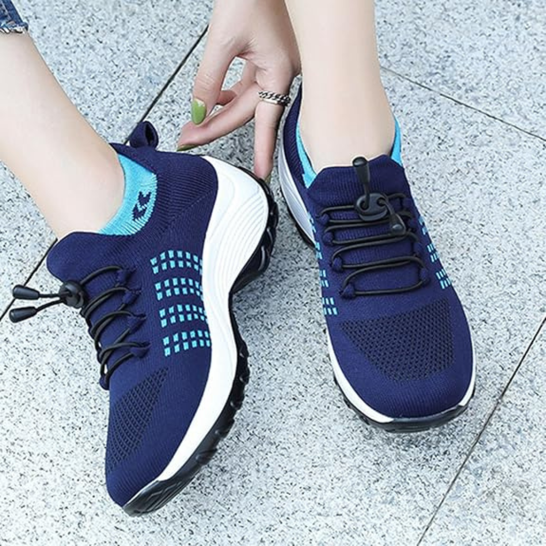 Sapatos de Ténis com Amortecimento de Ar Respirável para Mulher