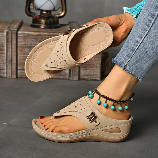 Sandálias para Mulher com Palmilha Almofadada e Design de Cruzamento