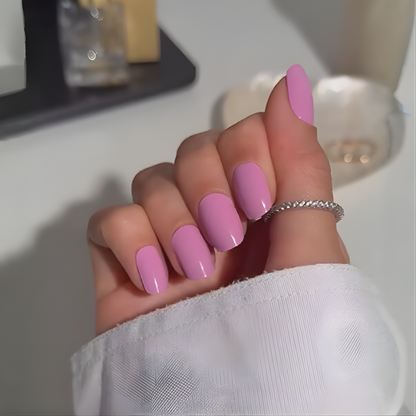 Unhas ovais com acabamento brilhante e uniforme - Pack de 20 unidades (OFERTA 2X1)