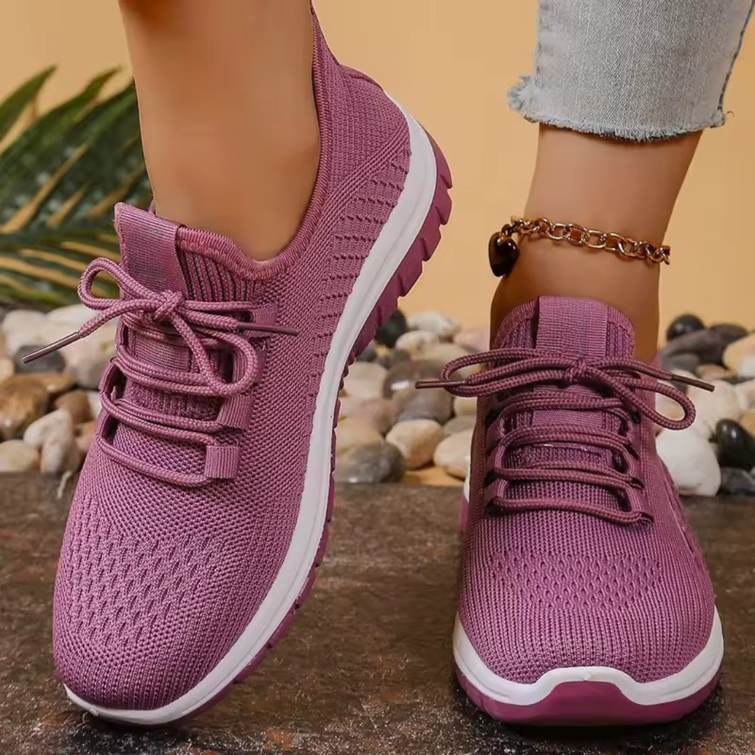 Ténis ergonómicos leves e respiráveis para mulheres