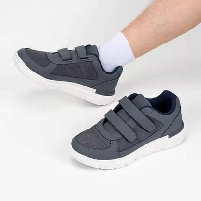 Sapatos desportivos ergonómicos com fechos de gancho e velcro