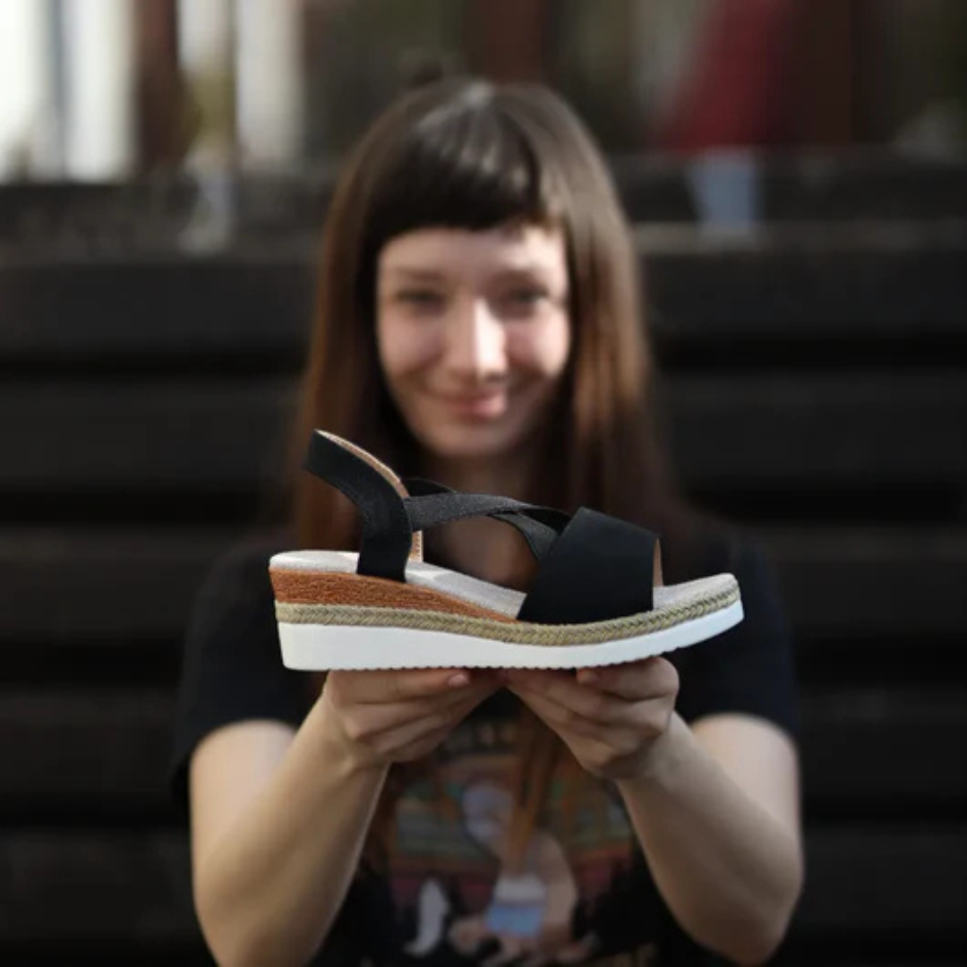 Sandálias ergonómicas com efeito anti-dor para os pés
