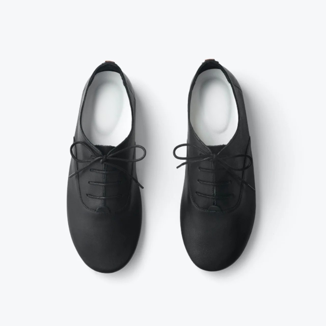 Sapatilhas Femininas Premium em Couro Liso com Estilo Casual Sofisticado