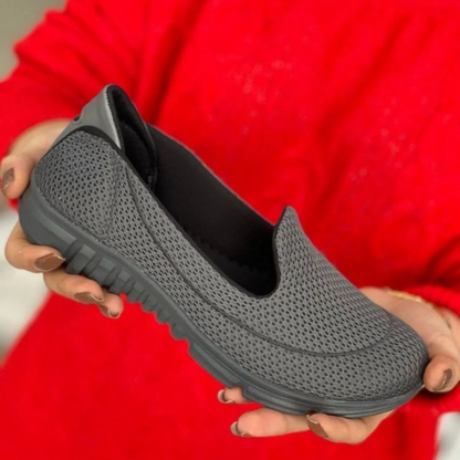 Sapatilhas Slip-On com Design Respirável e Sola Antiderrapante para Mulher