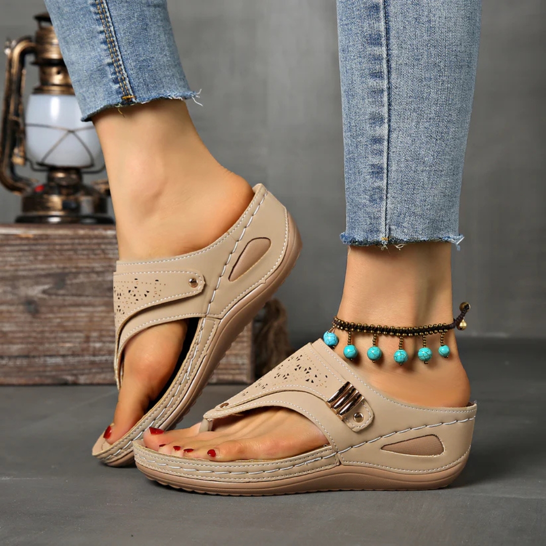 Sandálias para Mulher com Palmilha Almofadada e Design de Cruzamento