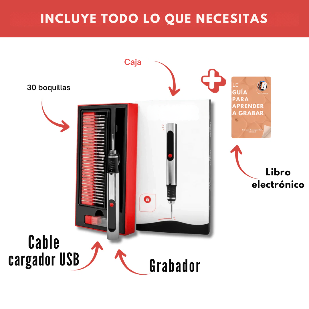 Mini-furadeira gravadora elétrica de precisão recarregável