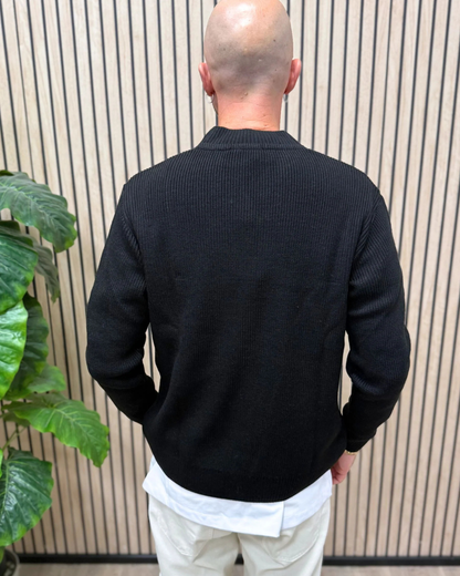 Cardigã de Malha Clássico para Homem