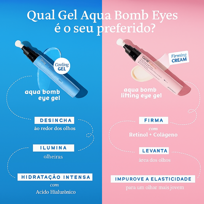 Gel Refrescante para Olhos com Cafeína com efeito Antiolheiras e Hidratação Imediata (PROMOÇÃO 2X1)