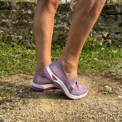 Sapatos ortopédicos confortáveis para mulher