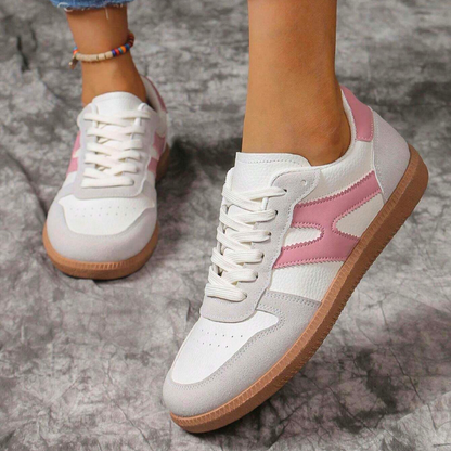 Sapatos Casuais Ergonômicos Bicolor para Mulher