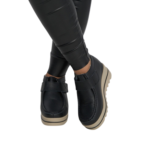 Bota terapêutica de couro natural para mulher