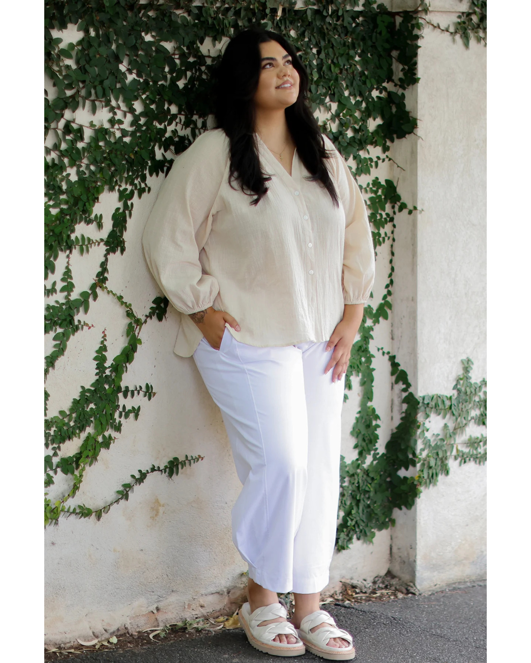 Calças de Verão Justas para Mulher