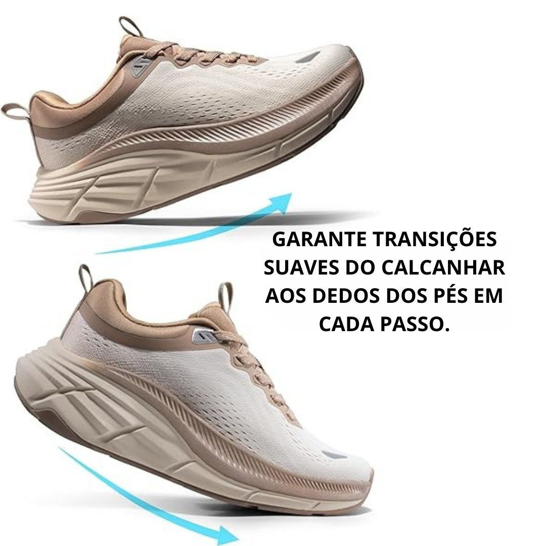 Sapatilhas com Sola Grossa e Design Respirável para Mulher