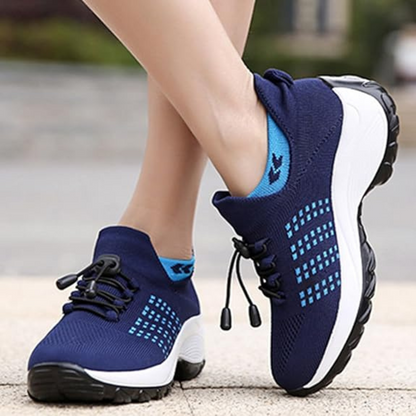 Sapatos de Ténis com Amortecimento de Ar Respirável para Mulher