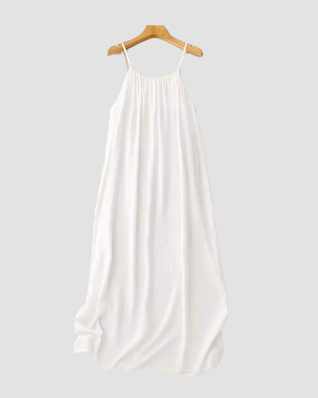 Vestido camisola com costas nuas