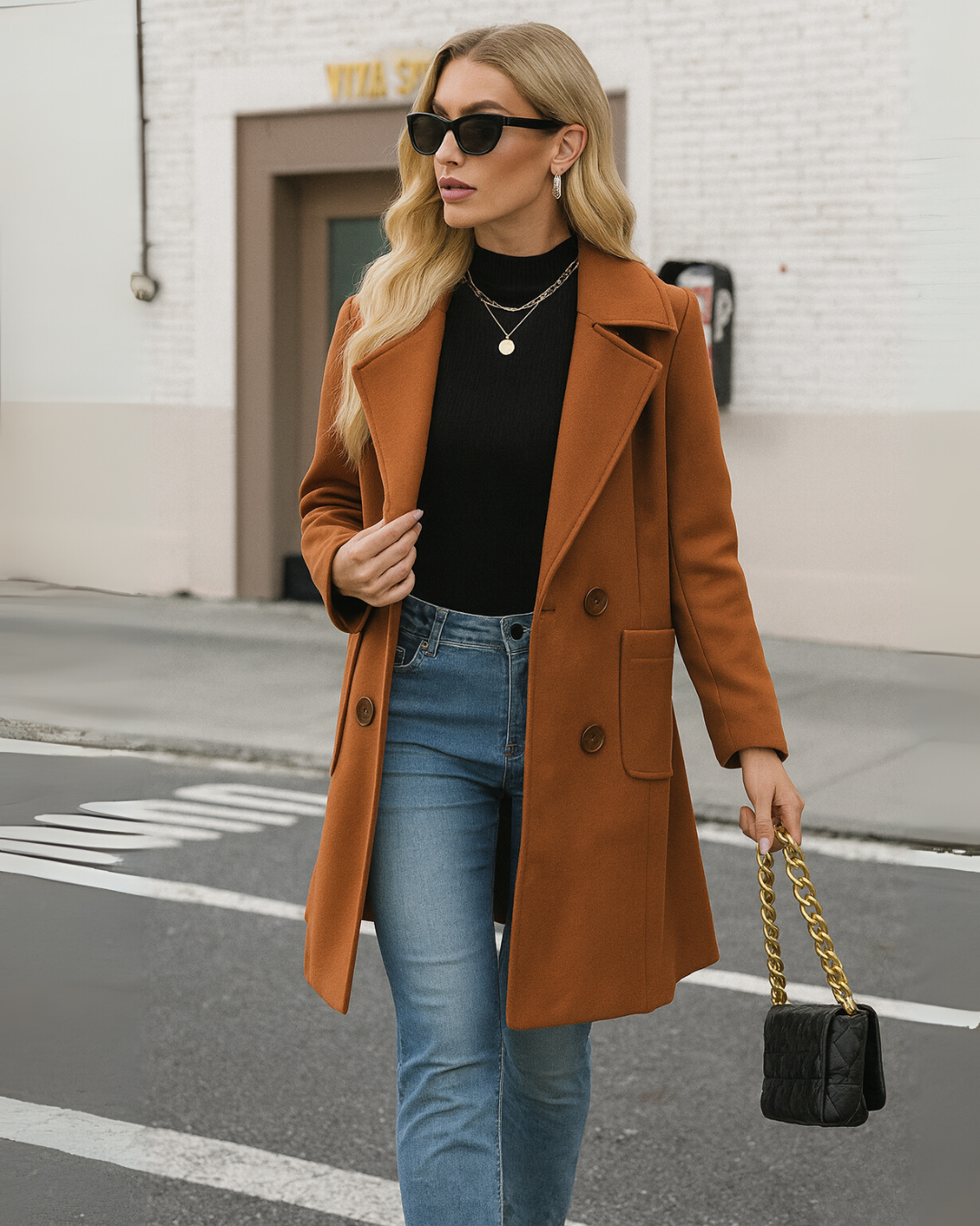 Casaco elegante para mulher