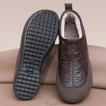 Sapatos Confortáveis com Acolchoamento de Pelúcia para Mulheres