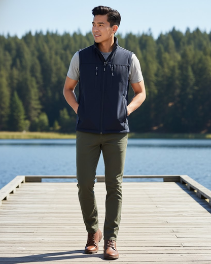 Colete acolchoado sem mangas com corte oversize®