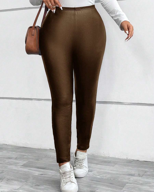 Leggings de Couro para Mulher