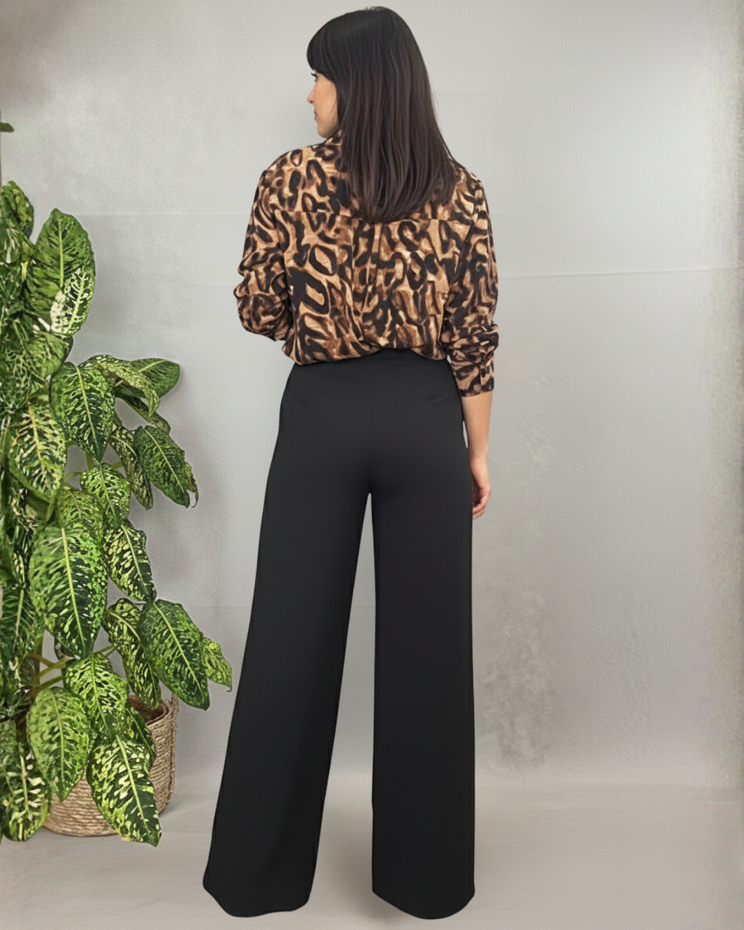 Calças de Estilo Alfaiataria para Mulher