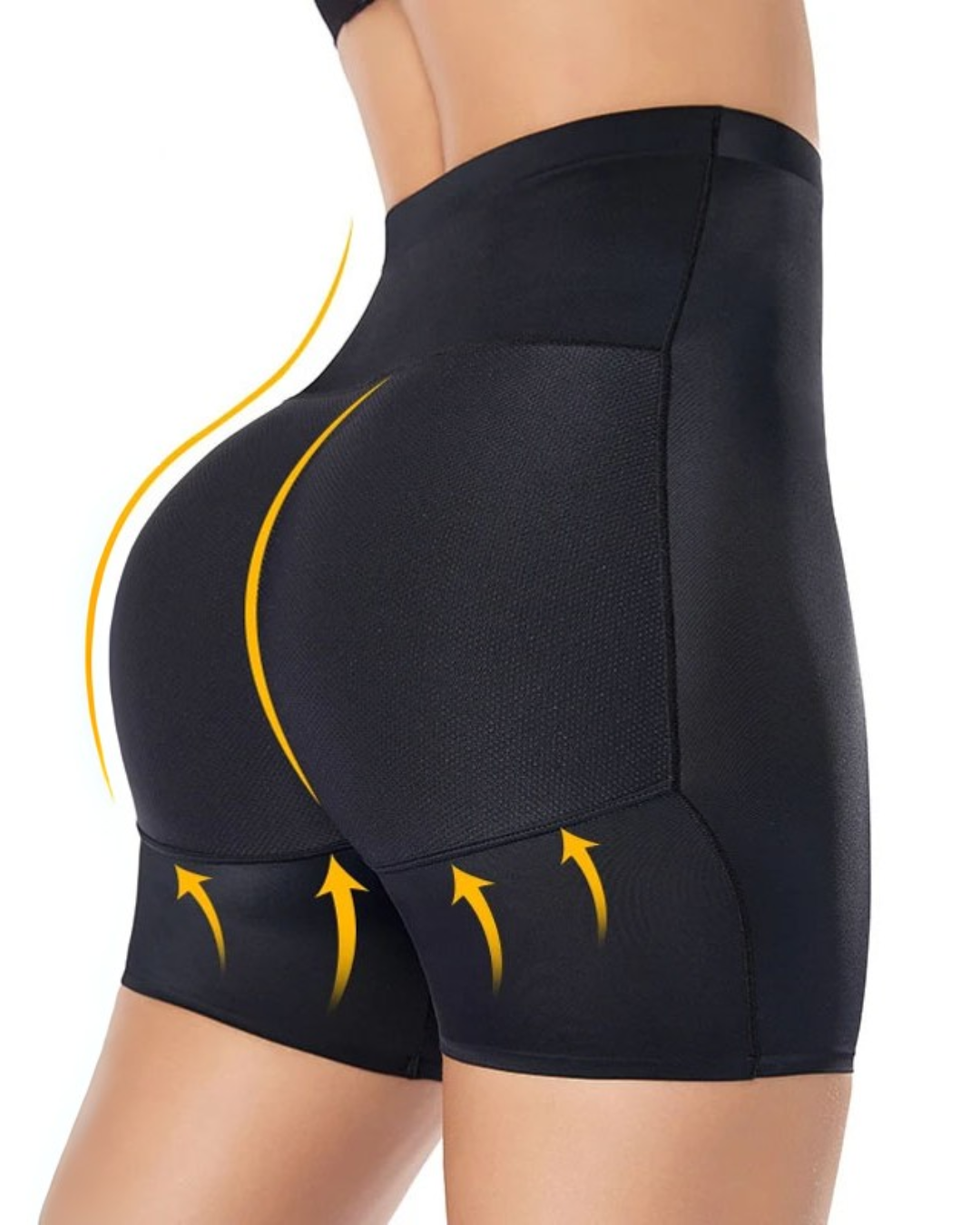 Cinta modeladora com almofadas para os quadris e glúteos