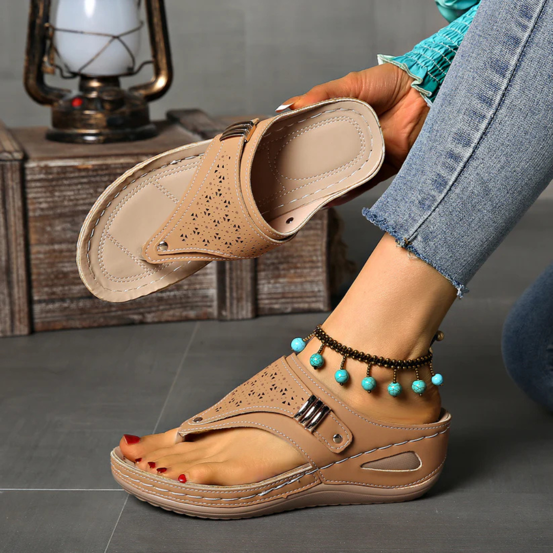 Sandálias para Mulher com Palmilha Almofadada e Design de Cruzamento